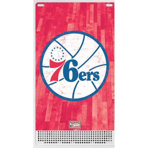 NBA Philadelphia 76ers Hardwood Classics Xbox Series S Console Skin